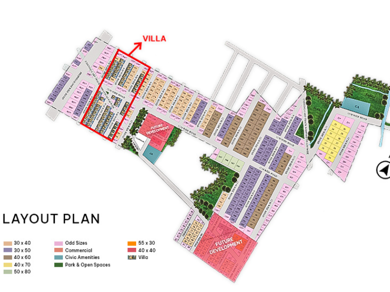 Villagio by Oceanus masterplan Villagio by Oceanus masterplan